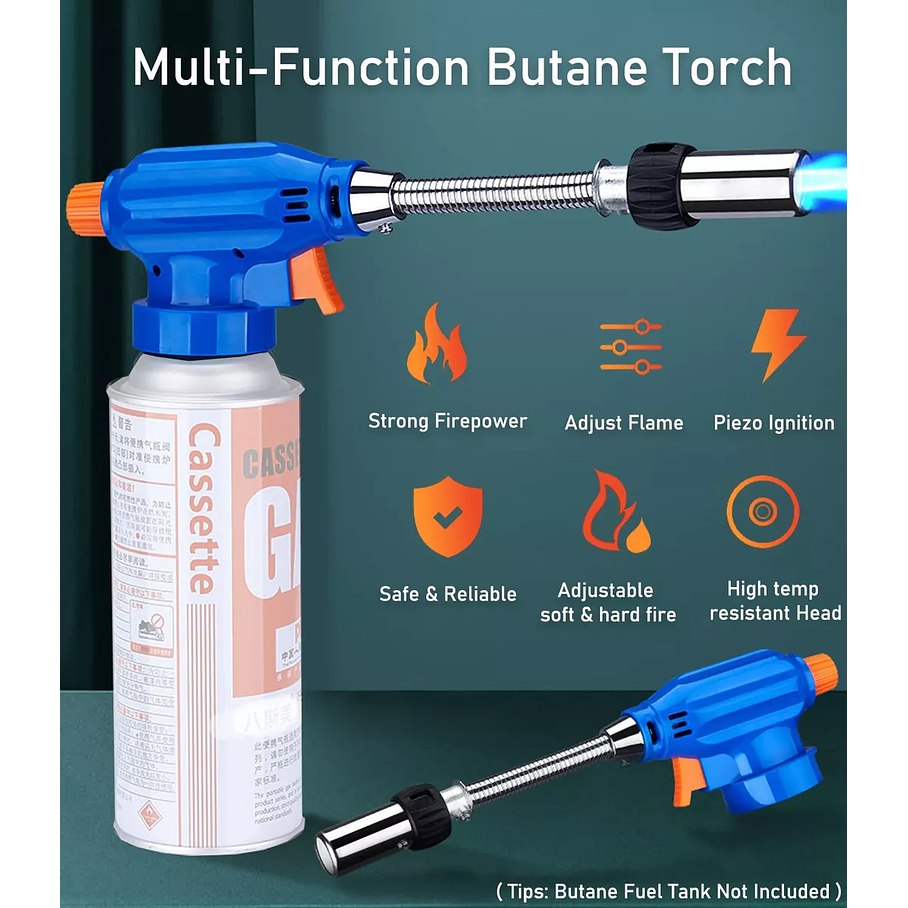 Antorcha Mejorada Para Parrilla Y Cocina, Soplete De Butano 6