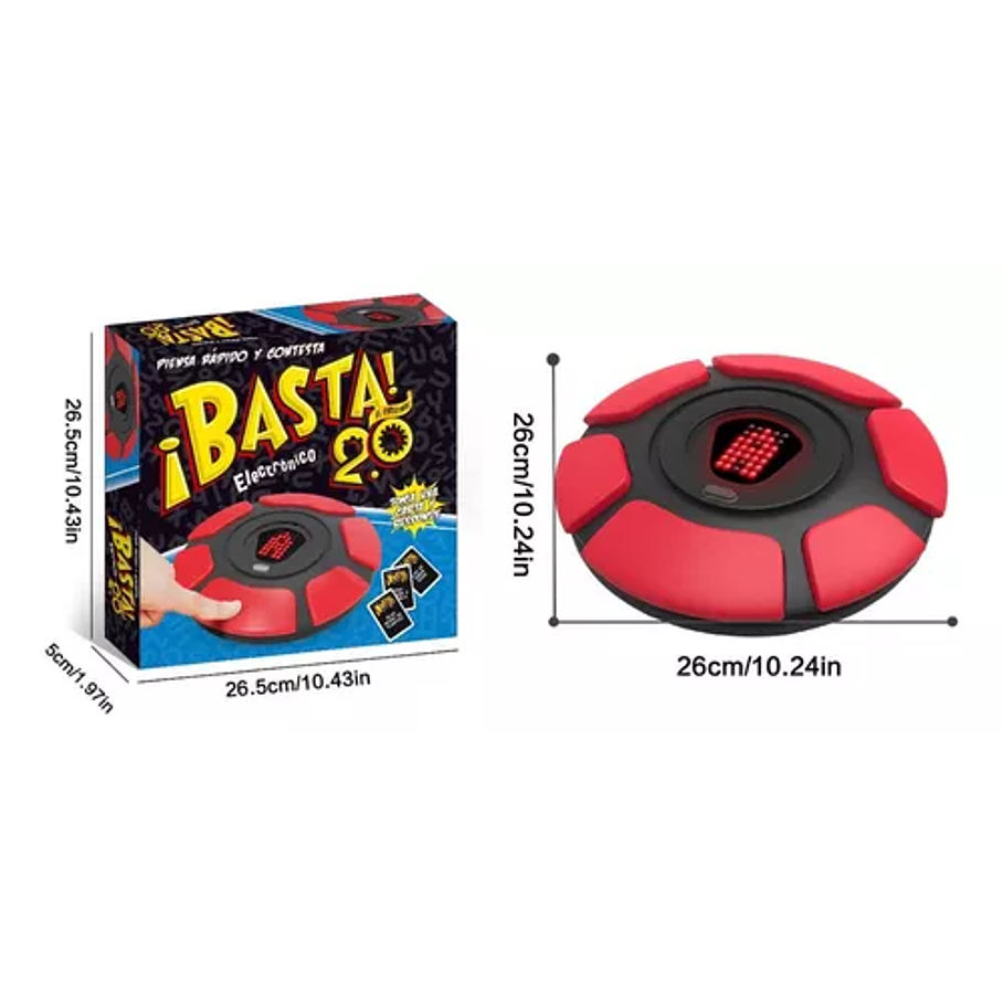Juego De Mesa Basta 2.0 Clásica Español Electrico Familiar 5