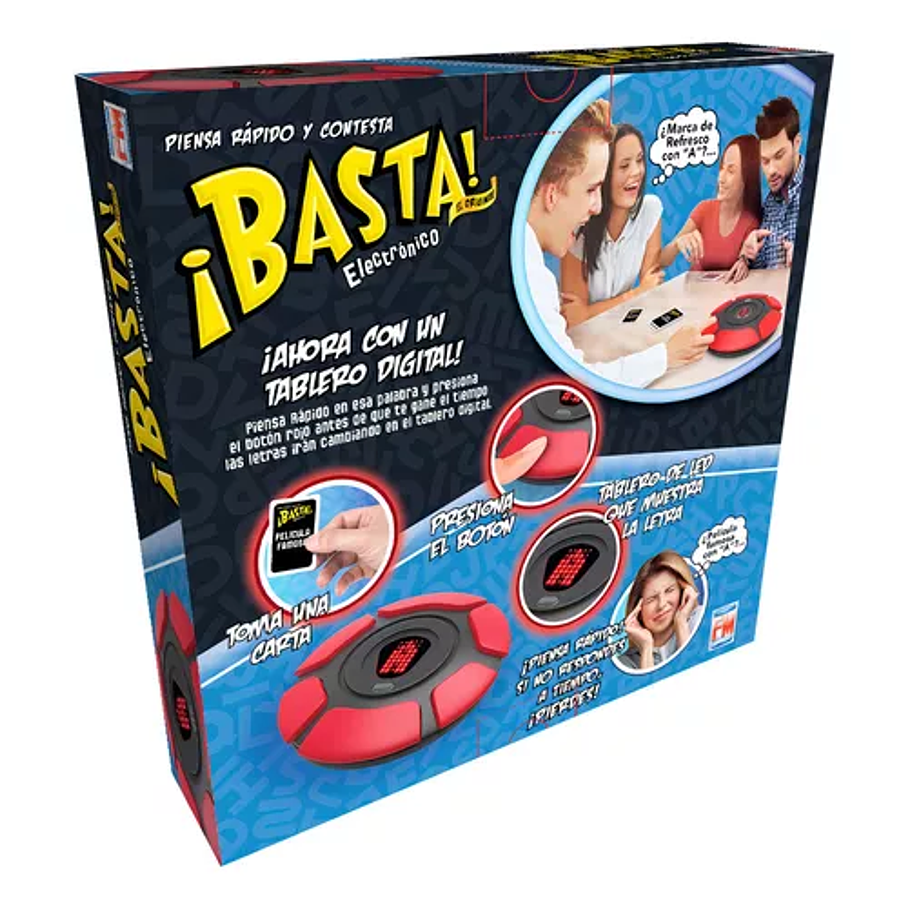 Juego De Mesa Basta 2.0 Clásica Español Electrico Familiar 3