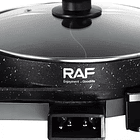 Parrilla eléctrica 2x1 con doble sartén y doble control 5