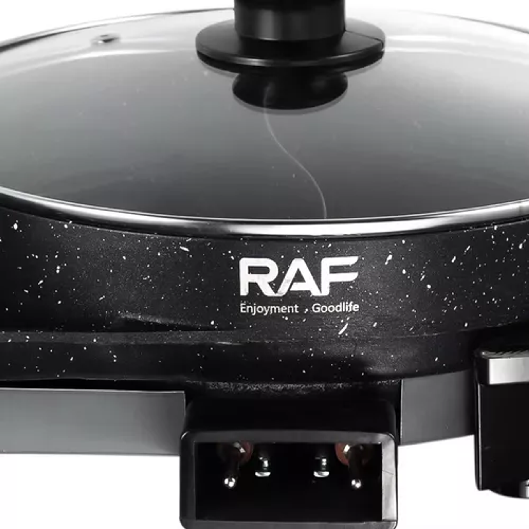 Parrilla eléctrica 2x1 con doble sartén y doble control 5