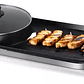 Parrilla eléctrica 2x1 con doble sartén y doble control - Miniatura 2