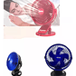 Mini Ventilador Pórtatil Mesa Usb 3 Velocidades Gancho - Miniatura 2