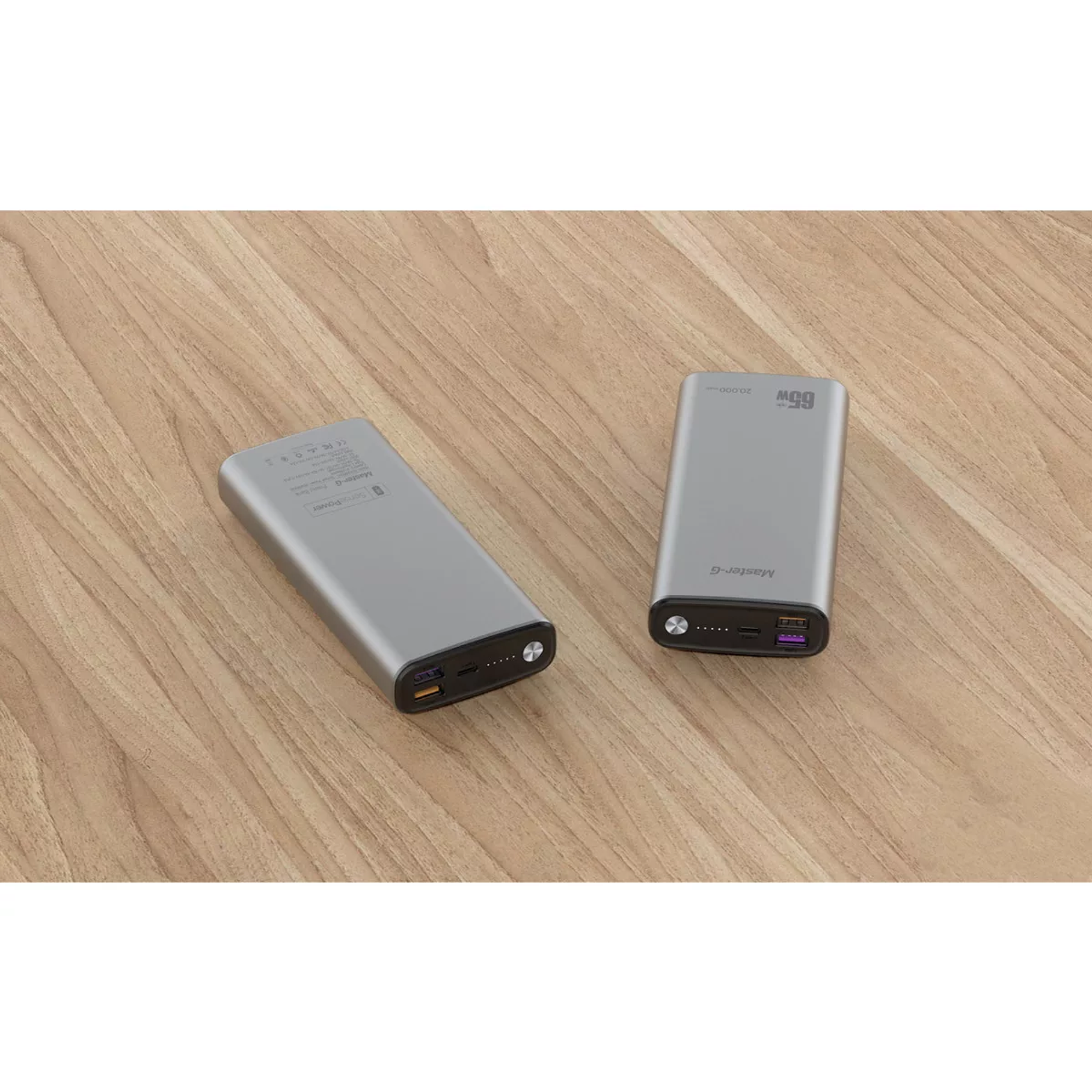 Cargador Portátil Master G 20000 Mah Pd 65w Quick Charge Color Gris 3