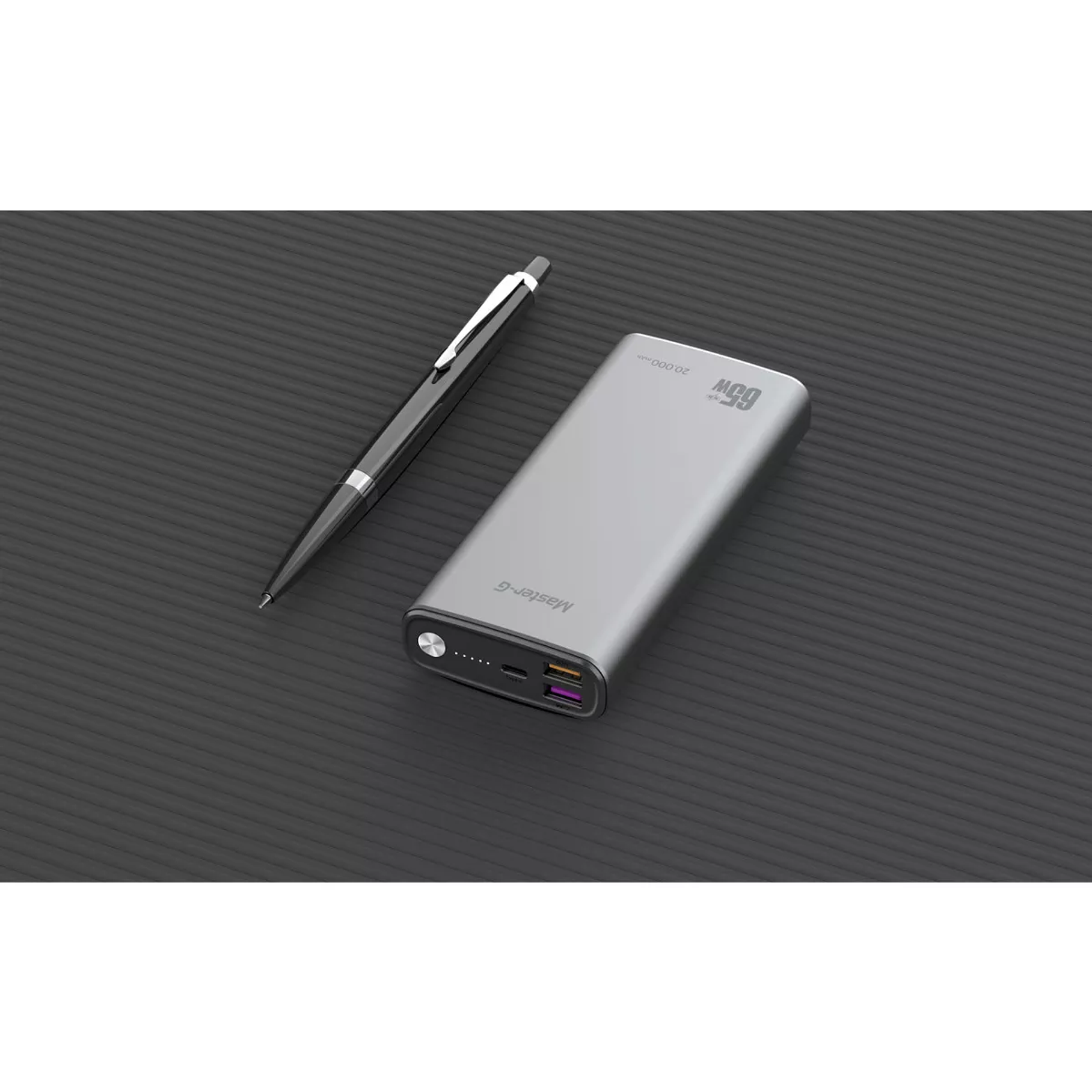 Cargador Portátil Master G 20000 Mah Pd 65w Quick Charge Color Gris 4