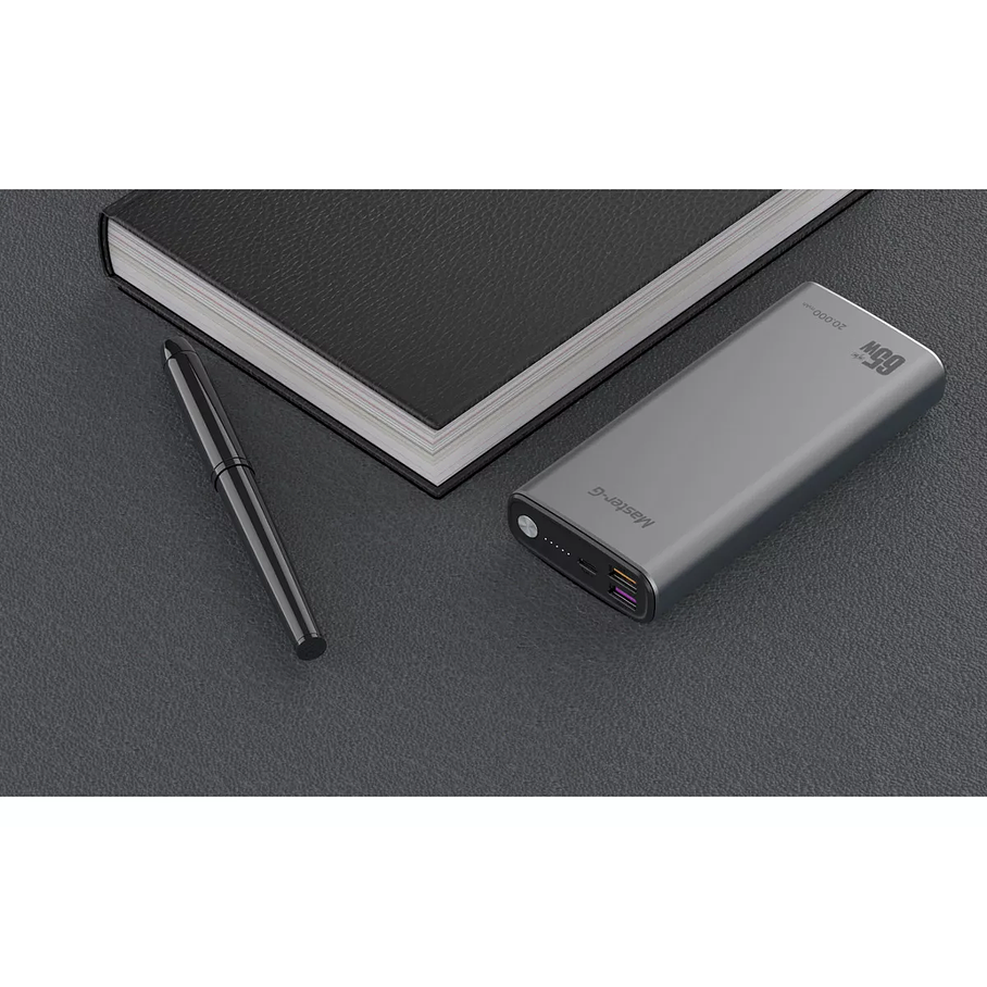 Cargador Portátil Master G 20000 Mah Pd 65w Quick Charge Color Gris 5