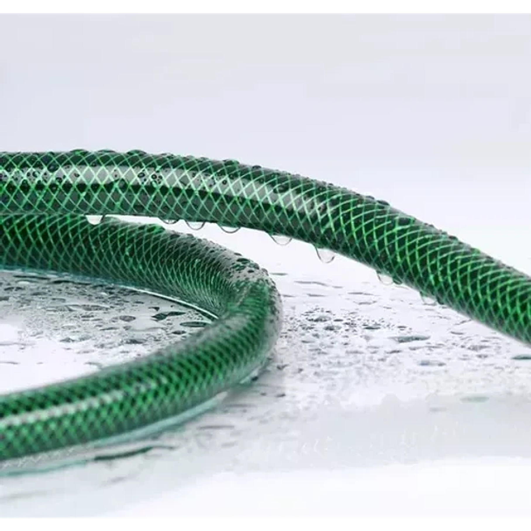 Manguera Pvc Reforzada 1/2 Con Malla Rollo 50 Metros Material Duro Durabilidad Jardin Terraza 6