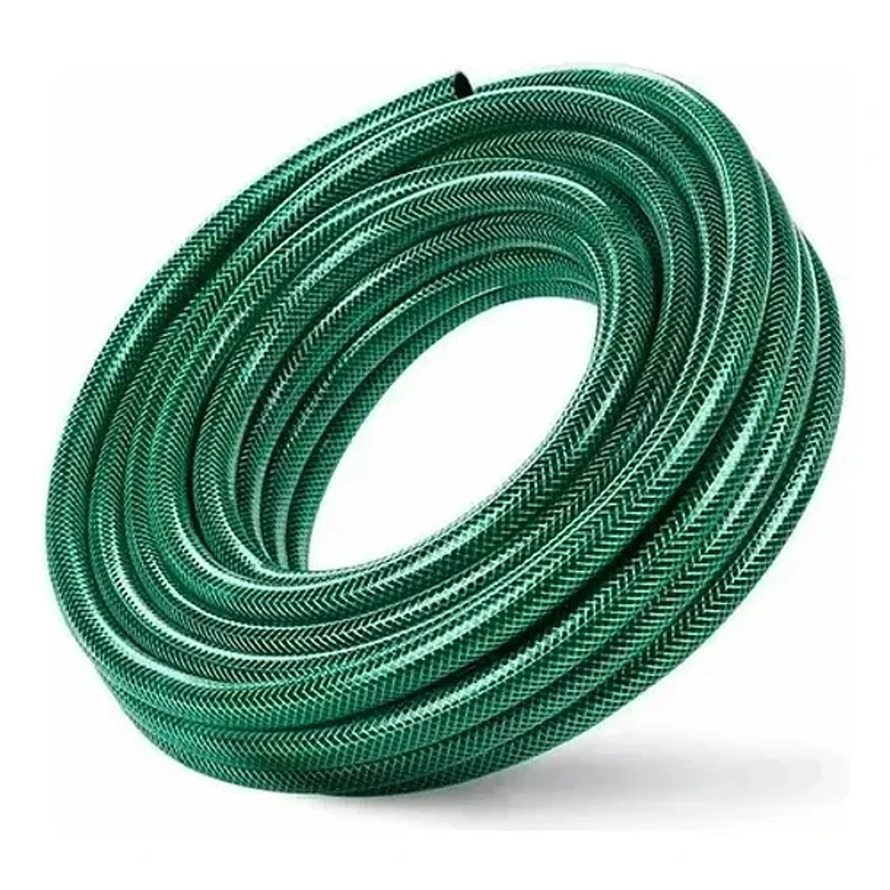 Manguera Pvc Reforzada 3/4 Con Malla Rollo 50 Metros Material Duro Durabilidad Jardin Terraza 1