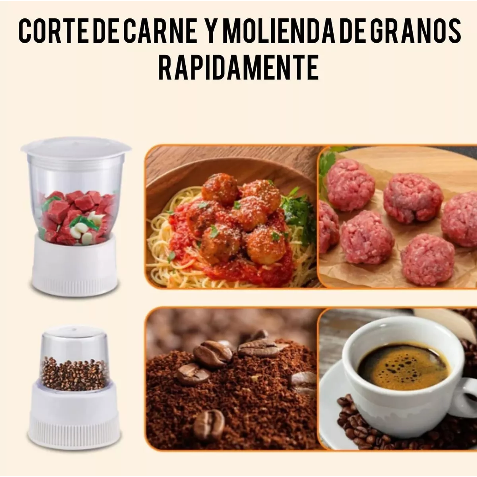 Procesador Extractor De Alimentos Licuadora Sokany 4 En 1 5