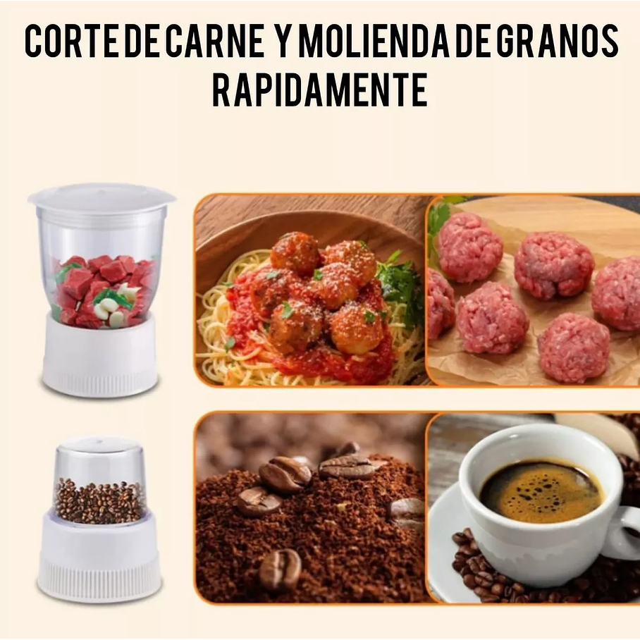 Procesador Extractor De Alimentos Licuadora Sokany 4 En 1 5