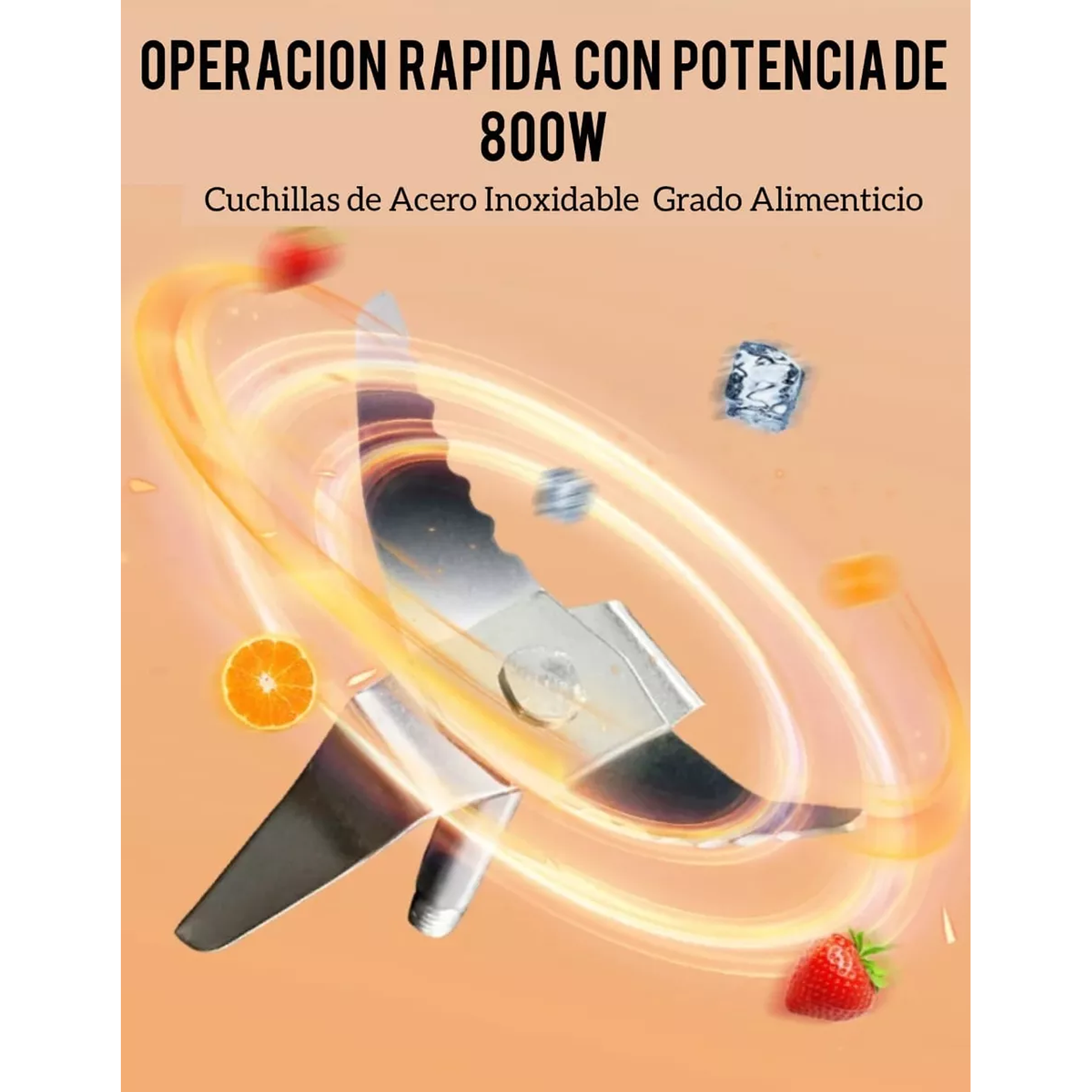 Procesador Extractor De Alimentos Licuadora Sokany 4 En 1 7