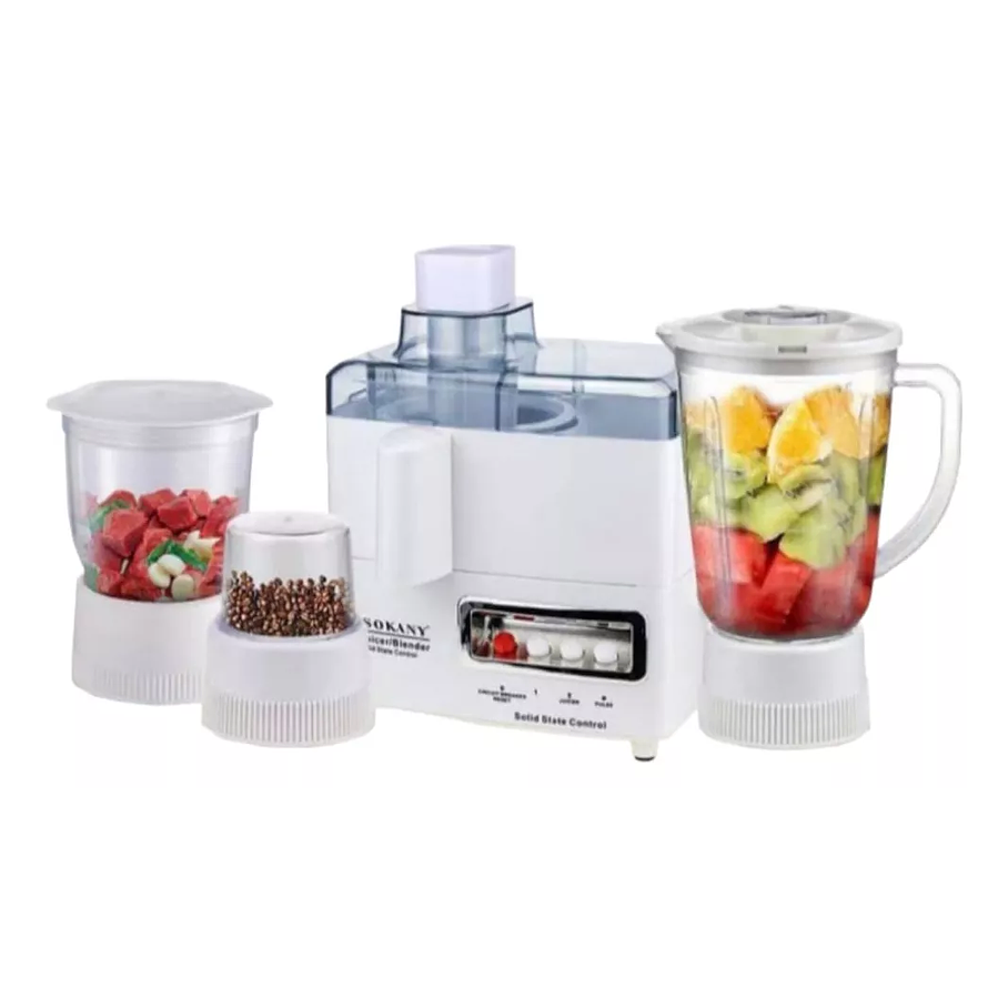 Procesador Extractor De Alimentos Licuadora Sokany 4 En 1 2