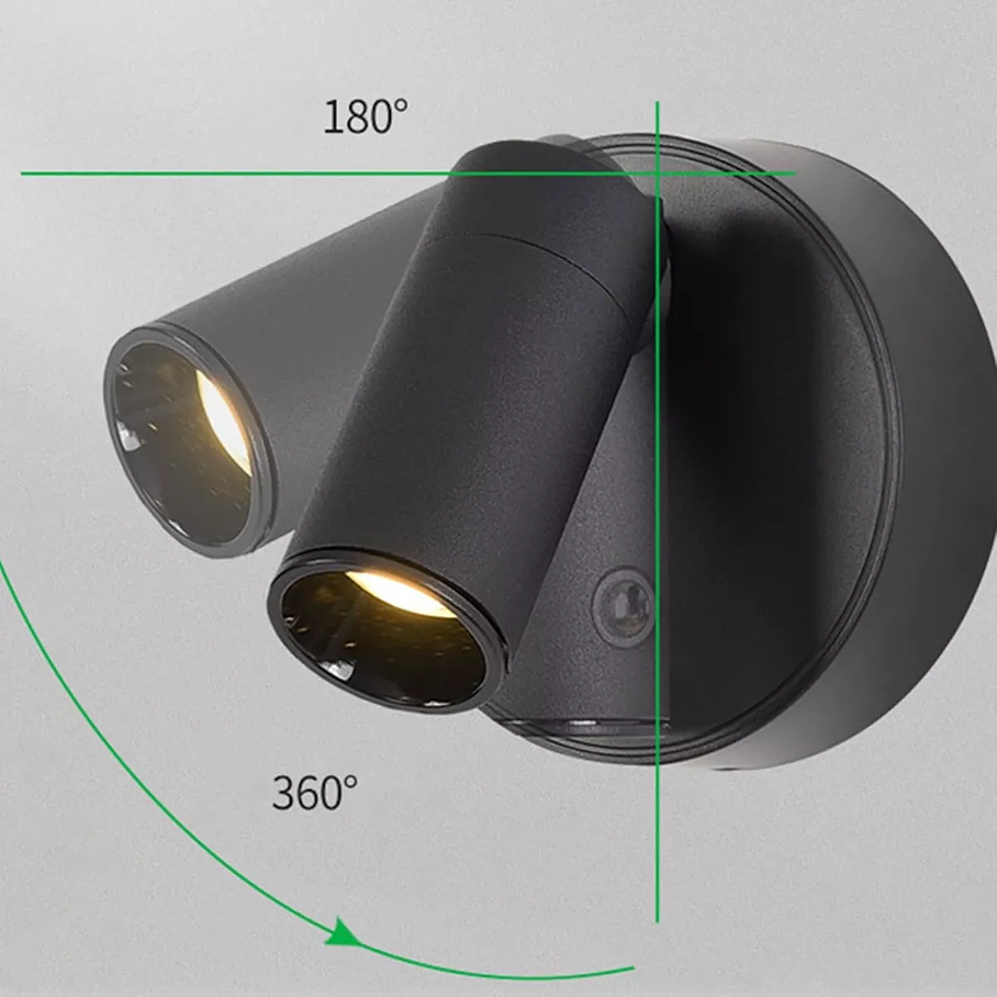 Lampara Magnetica Usb Recargable Lampara Pared Iluminacion Color Negro 5