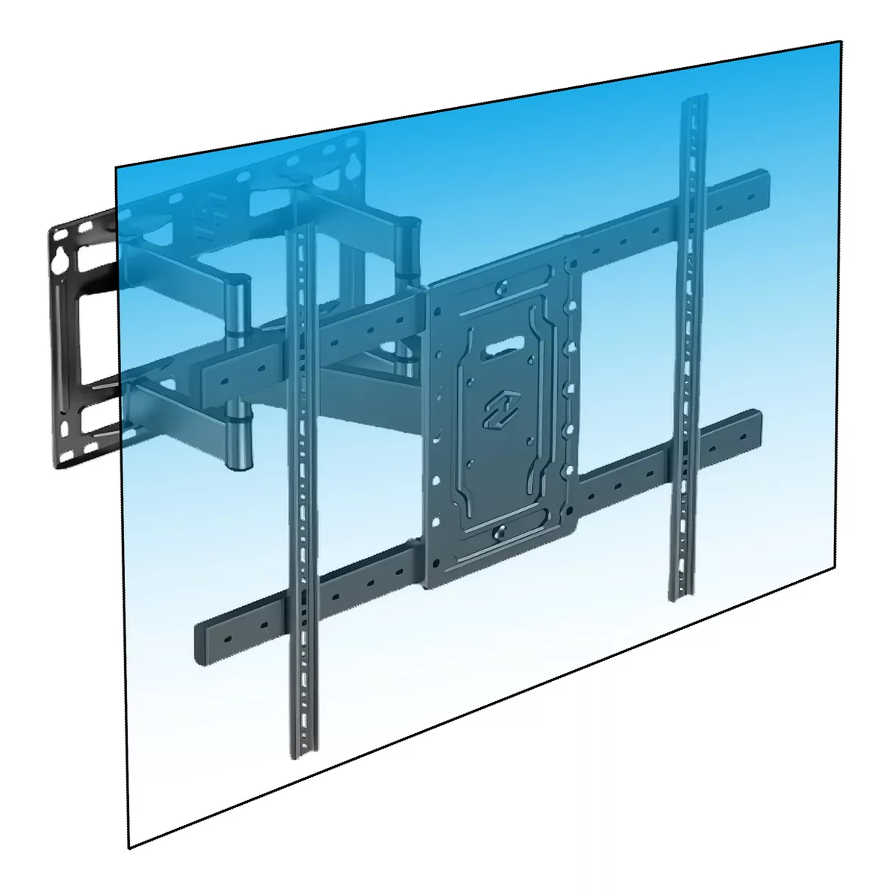 Soporte de TV Grande de Hasta 100 Pulgadas y 60 kg Articulado Color Negro D10 1