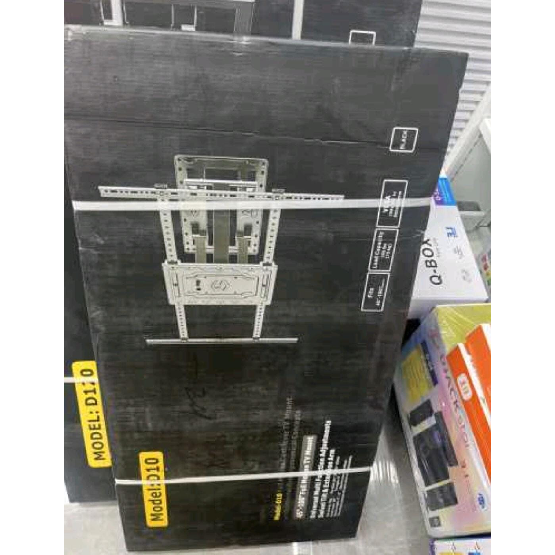 Soporte de TV Grande de Hasta 100 Pulgadas y 60 kg Articulado Color Negro D10 4