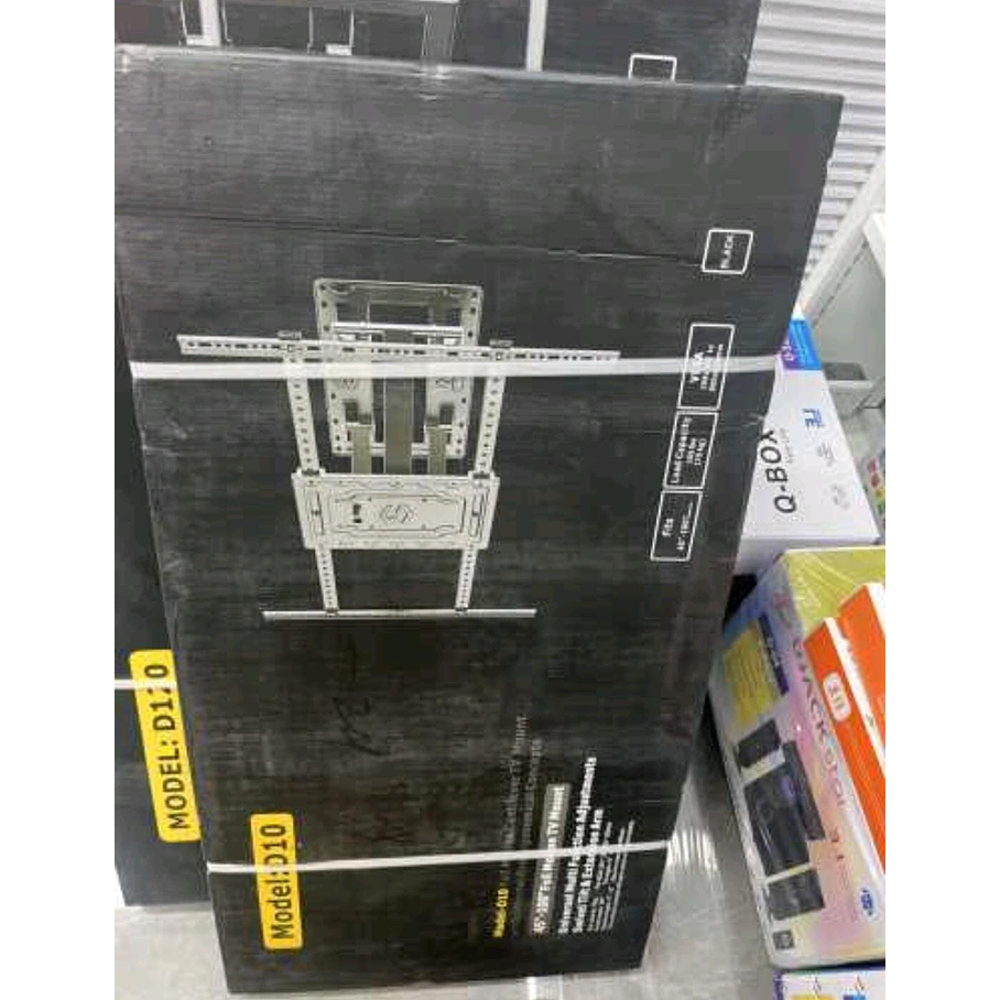 Soporte de TV Grande de Hasta 100 Pulgadas y 60 kg Articulado Color Negro D10 4