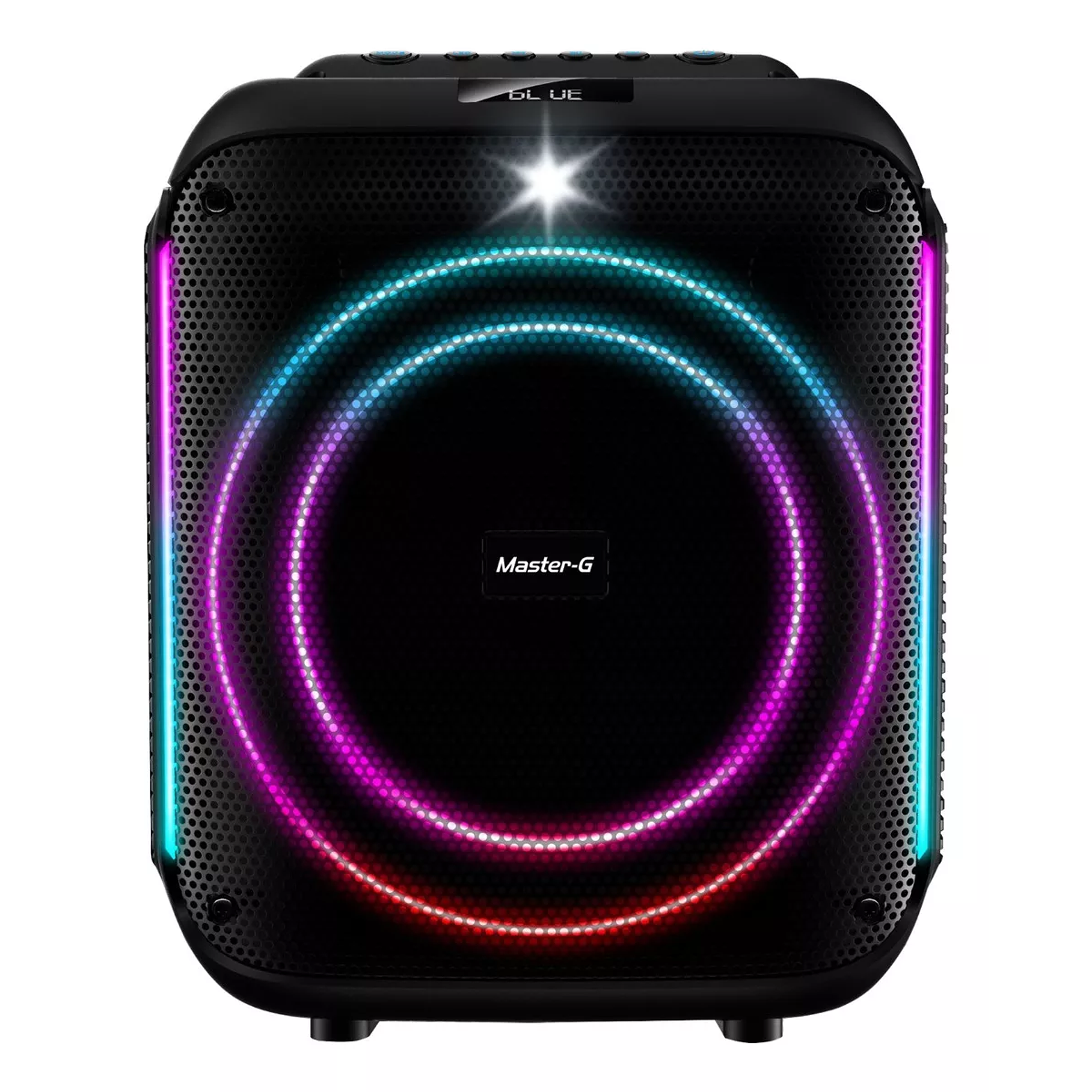 Parlante Bluetooth Modo Karaoke 8 Con Bt 5.0 Mgscratch Color Negro 2