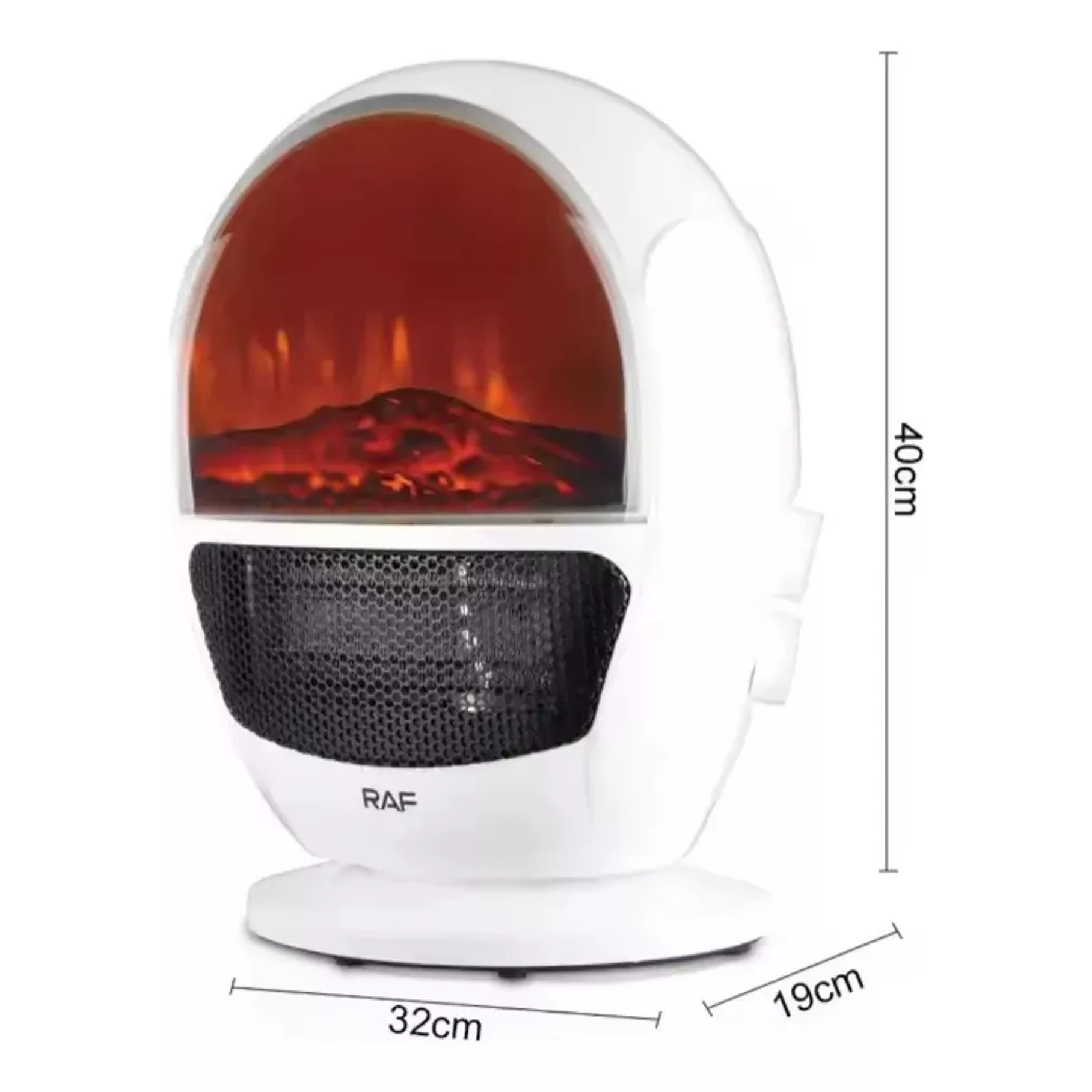 Calentador Electrico Raf.1600 1500w Chimenea Heater Electric 2