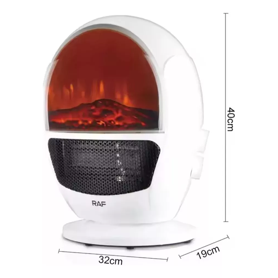 Calentador Electrico Raf.1600 1500w Chimenea Heater Electric 2