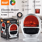Calentador Electrico Raf.1600 1500w Chimenea Heater Electric - Miniatura 3