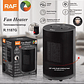 Calefactor Calentador Electrico Raf 1187b 1800w Portatil - Miniatura 5