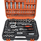Kit de Herramientas Tecnopro 108 Piezas En Caja Transportadora Color Naranja - Miniatura 1