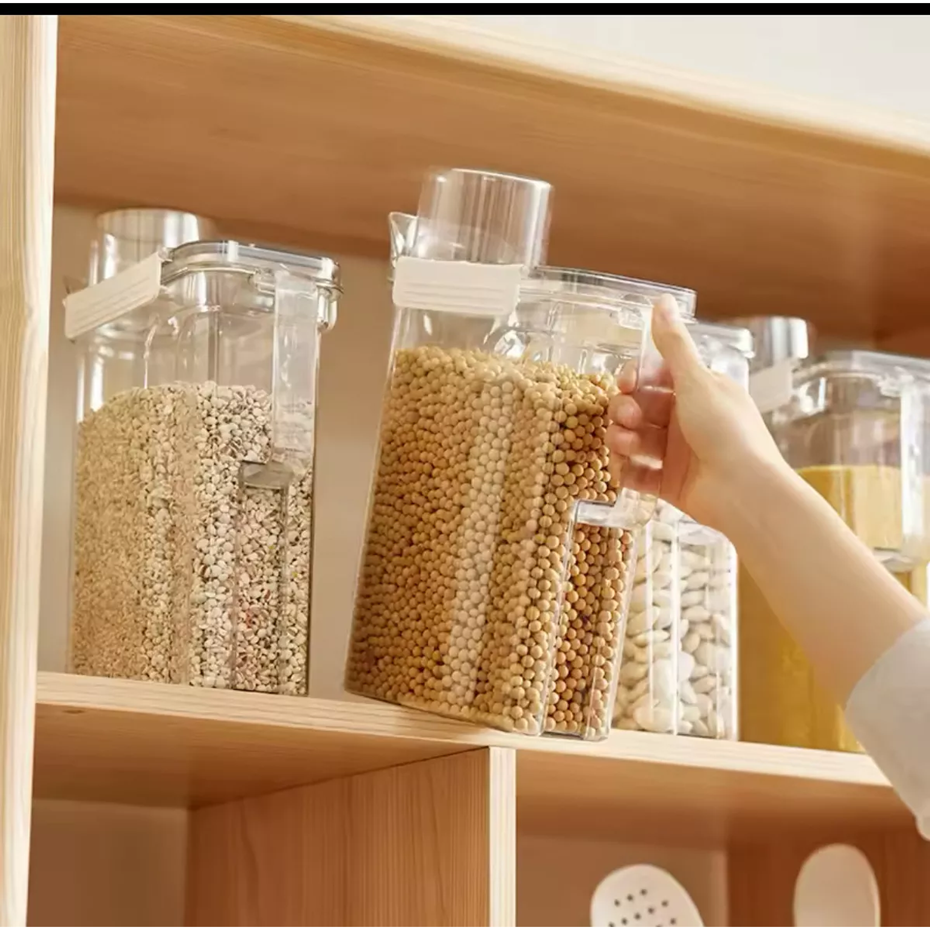 Dispensador De Cereales Hermetico Liquidos Legumbres Boquilla Vertible 2.500 ML 3