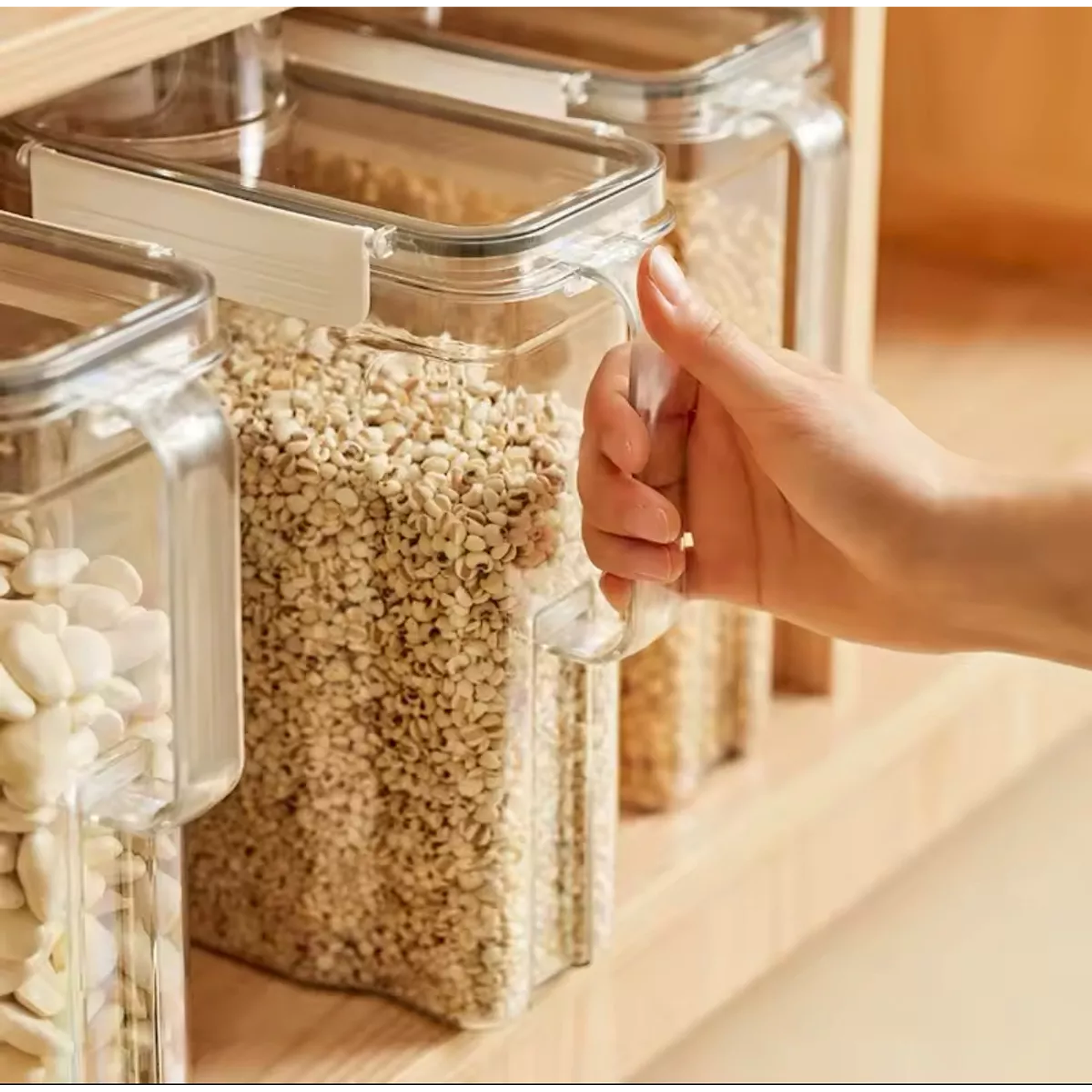 Dispensador De Cereales Hermetico Liquidos Legumbres Boquilla Vertible 2.500 ML 6