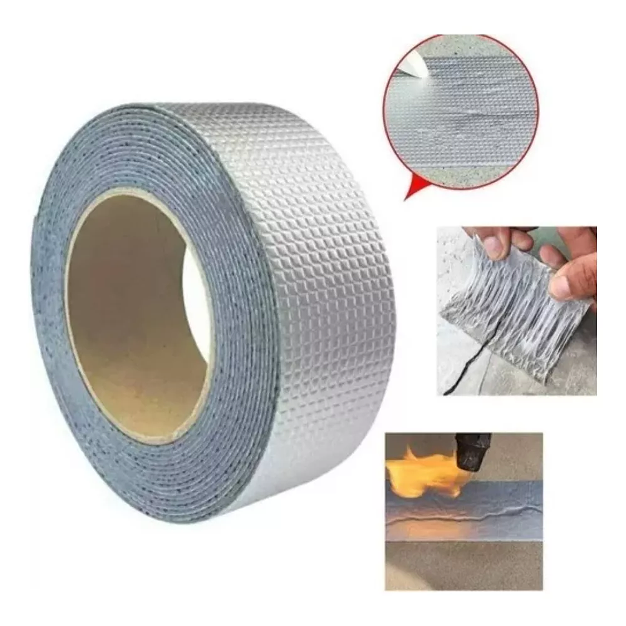 Cinta Sellador Adhesivo Techo Gotera Impermeable 5 Metros 1