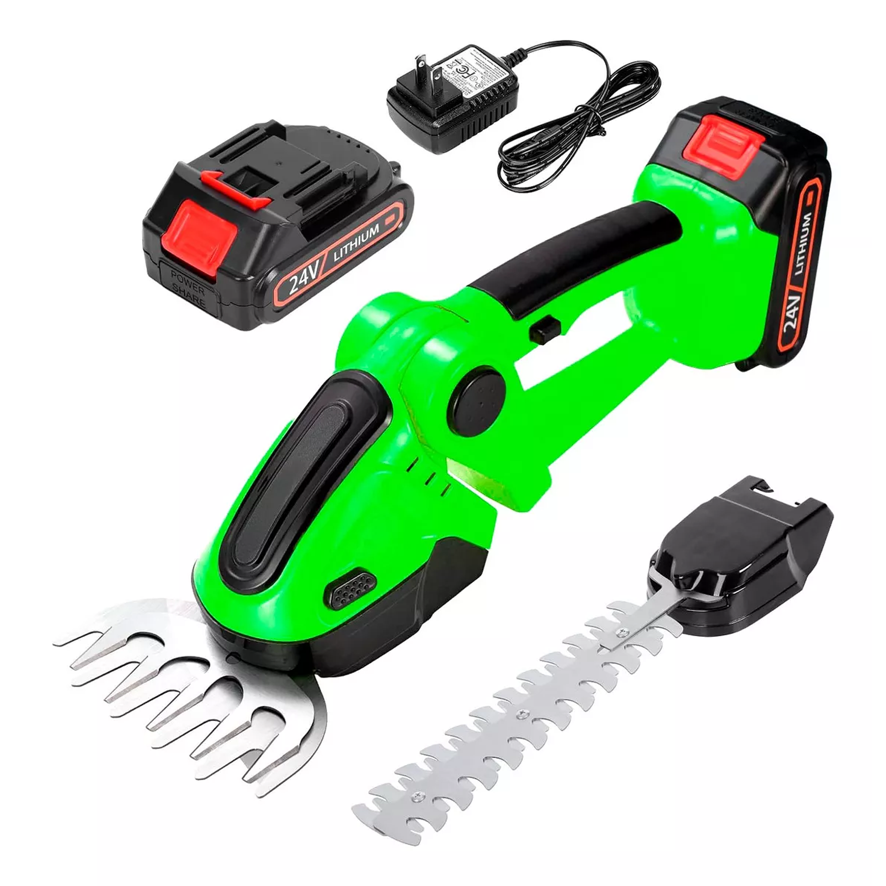 Cortadora De Setos Inalámbrica Cortacésped Electrico Color Verde  1