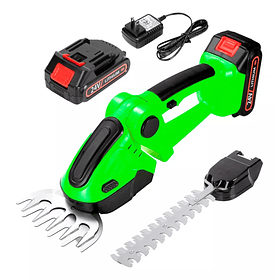 Cortadora De Setos Inalámbrica Cortacésped Electrico Color Verde 