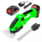 Cortadora De Setos Inalámbrica Cortacésped Electrico Color Verde  - Miniatura 1