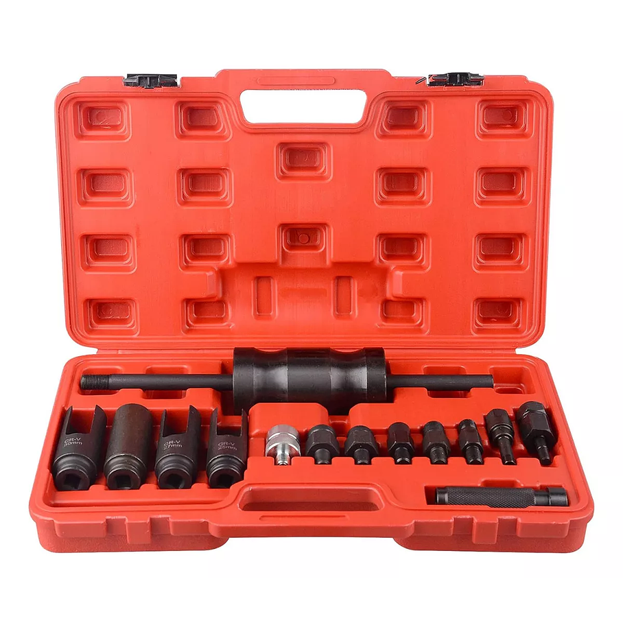 Kit Extractor Inyectores Dies Universal Profesional Polea 14pcs 5