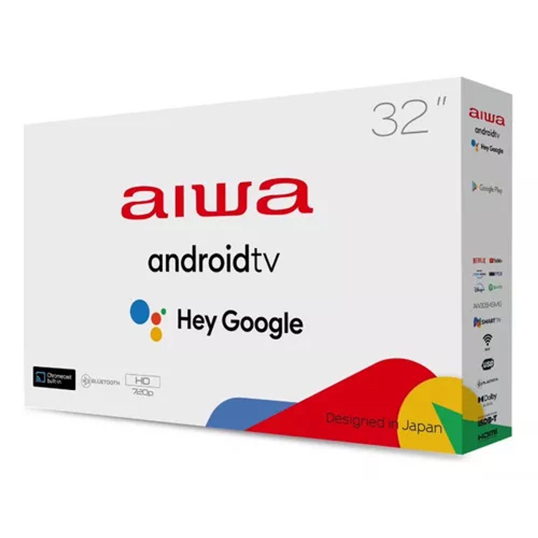Smart Tv Android Hd Aiwa Bluetooth Google Assistant 32