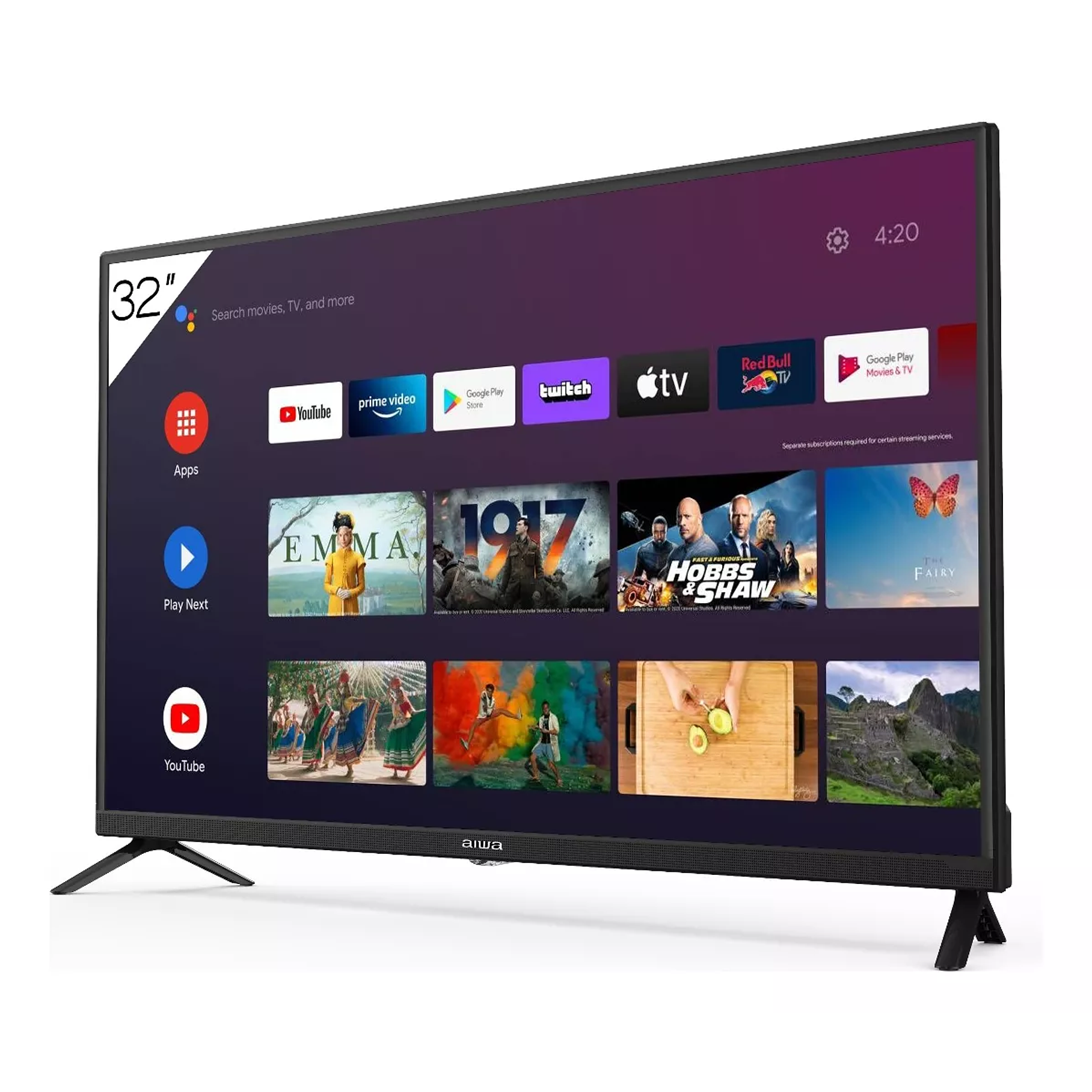 Smart Tv Android Hd Aiwa Bluetooth Google Assistant 32