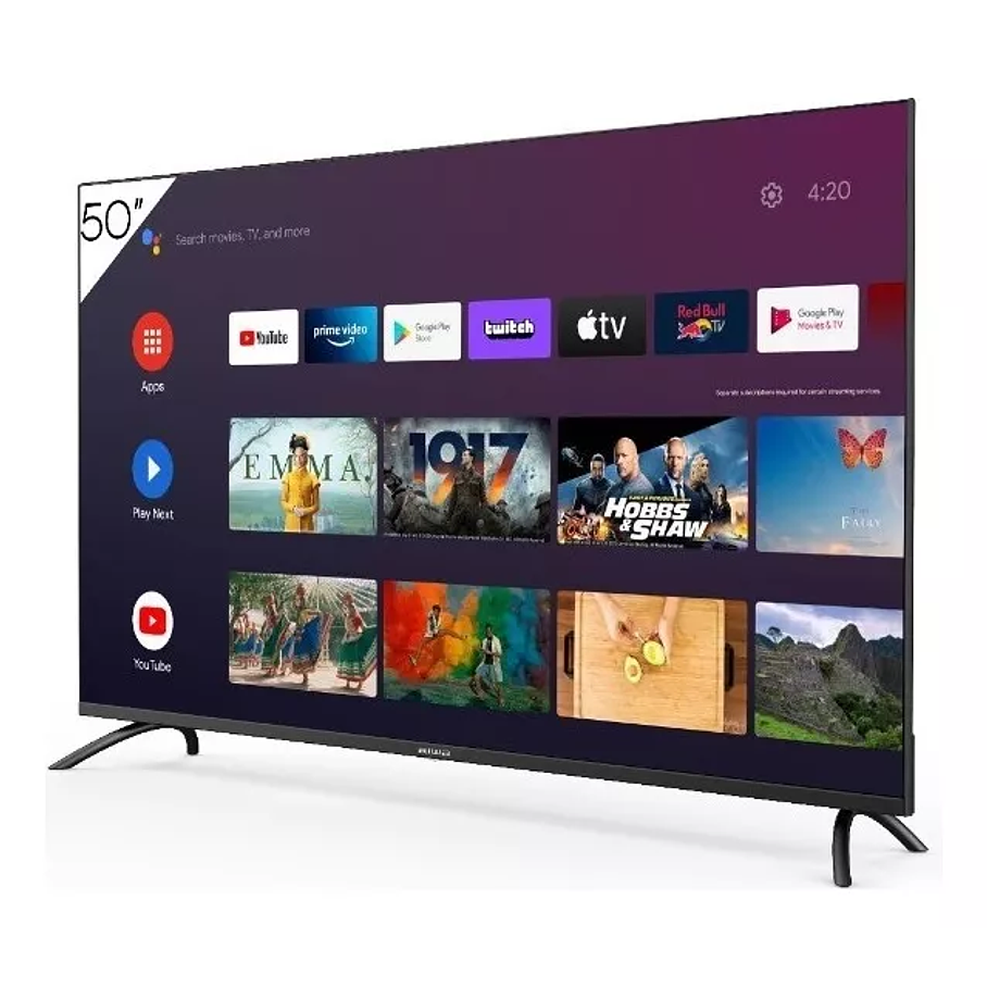 Smart Tv Android 4k Uhd Aiwa Bluetooth Google Assistant 50 Pulgadas 1
