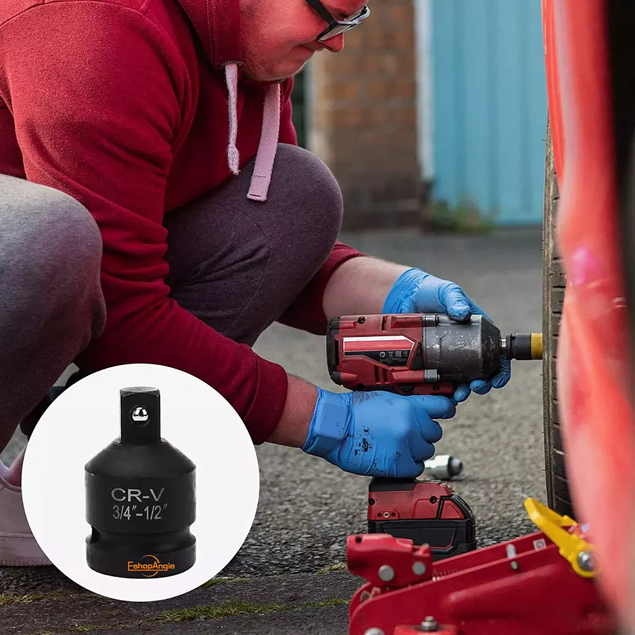 Juego De Dados Adaptador Y Reductor De Impacto 6 Pzas 8