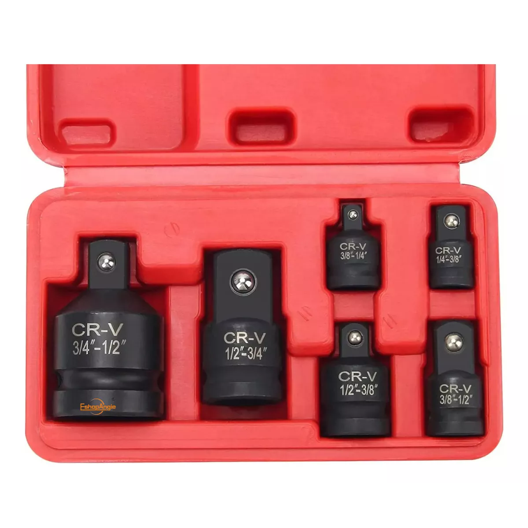 Juego De Dados Adaptador Y Reductor De Impacto 6 Pzas 2