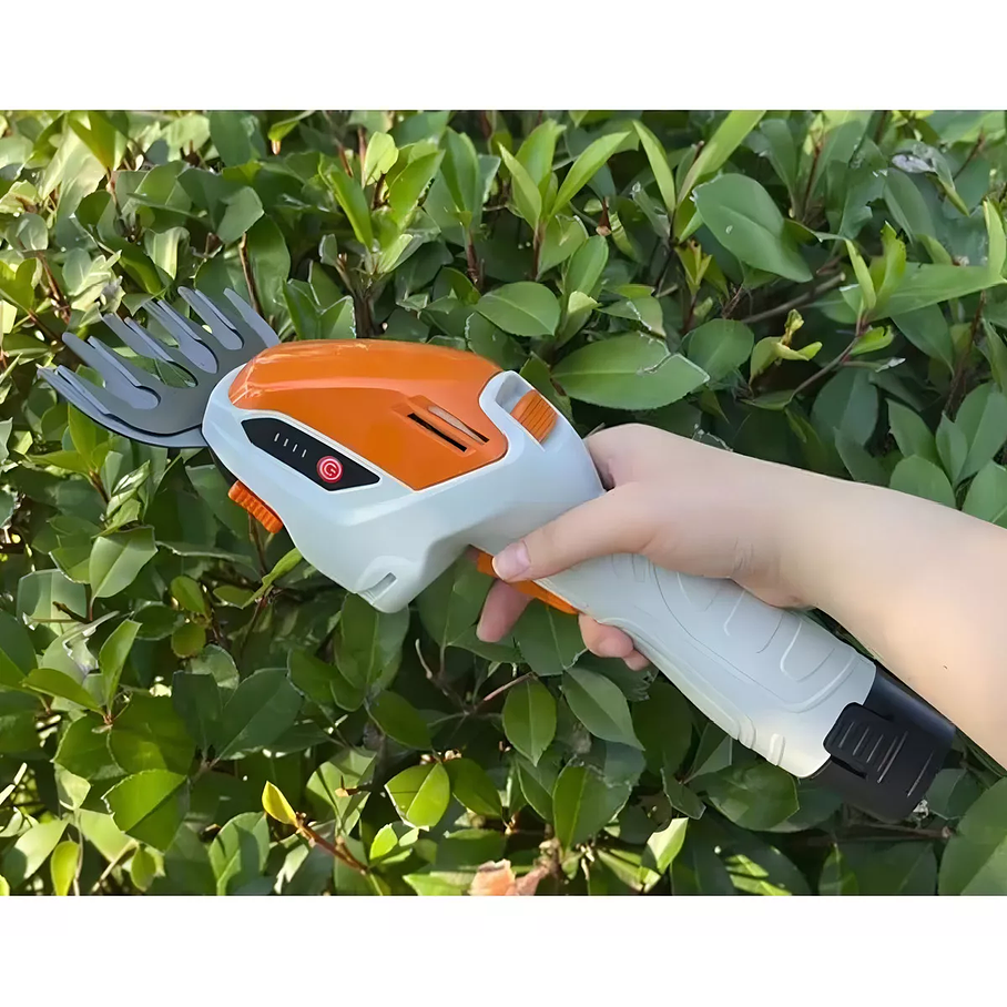 Podador Aparador De Arbusto Cerca Viva Arvore 2 Laminas 12v  4