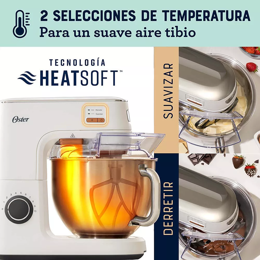 Batidora planetaria Oster® con tecnología Heatsoft™ FPSTSMPL4W Original 6