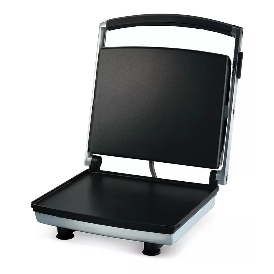 Plancha Panini Oster® De Superficie Plana Ckstsm3884 Color Gris 2