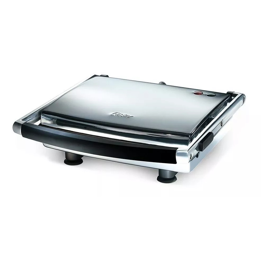 Plancha Panini Oster® De Superficie Plana Ckstsm3884 Color Gris 3