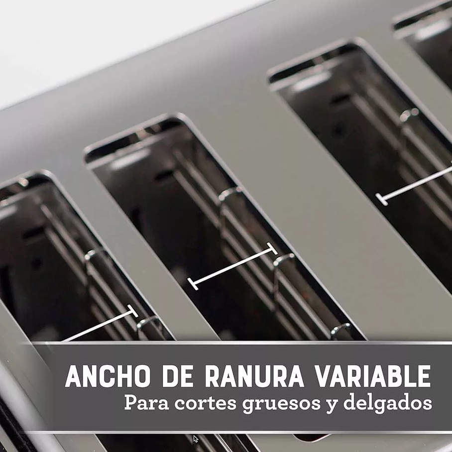 Tostadora premium para 4 rebanadas TSSTTA4540B Tostado Personalizado 4