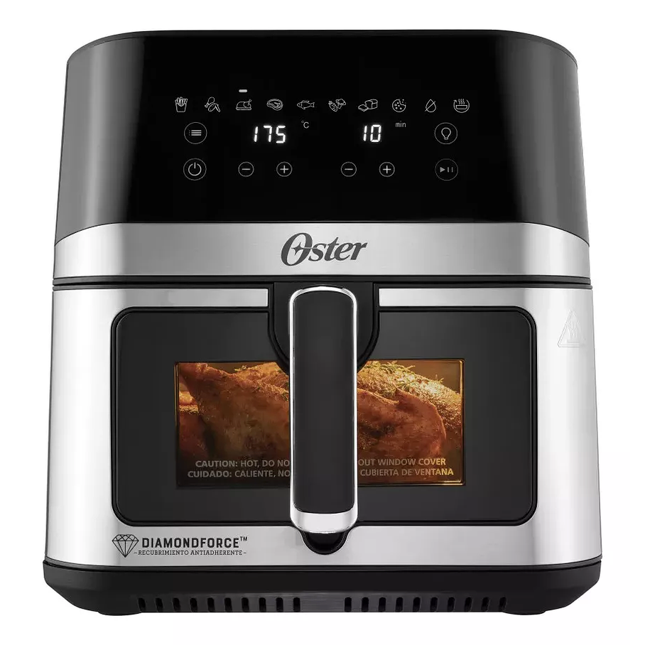 Oster® Freidora de Aire Digital, Recubrimiento Oster® DiamondForce, 7.5L de Capacidad, 10 Programas Automáticos, CKSTAF75WDSSDF 3