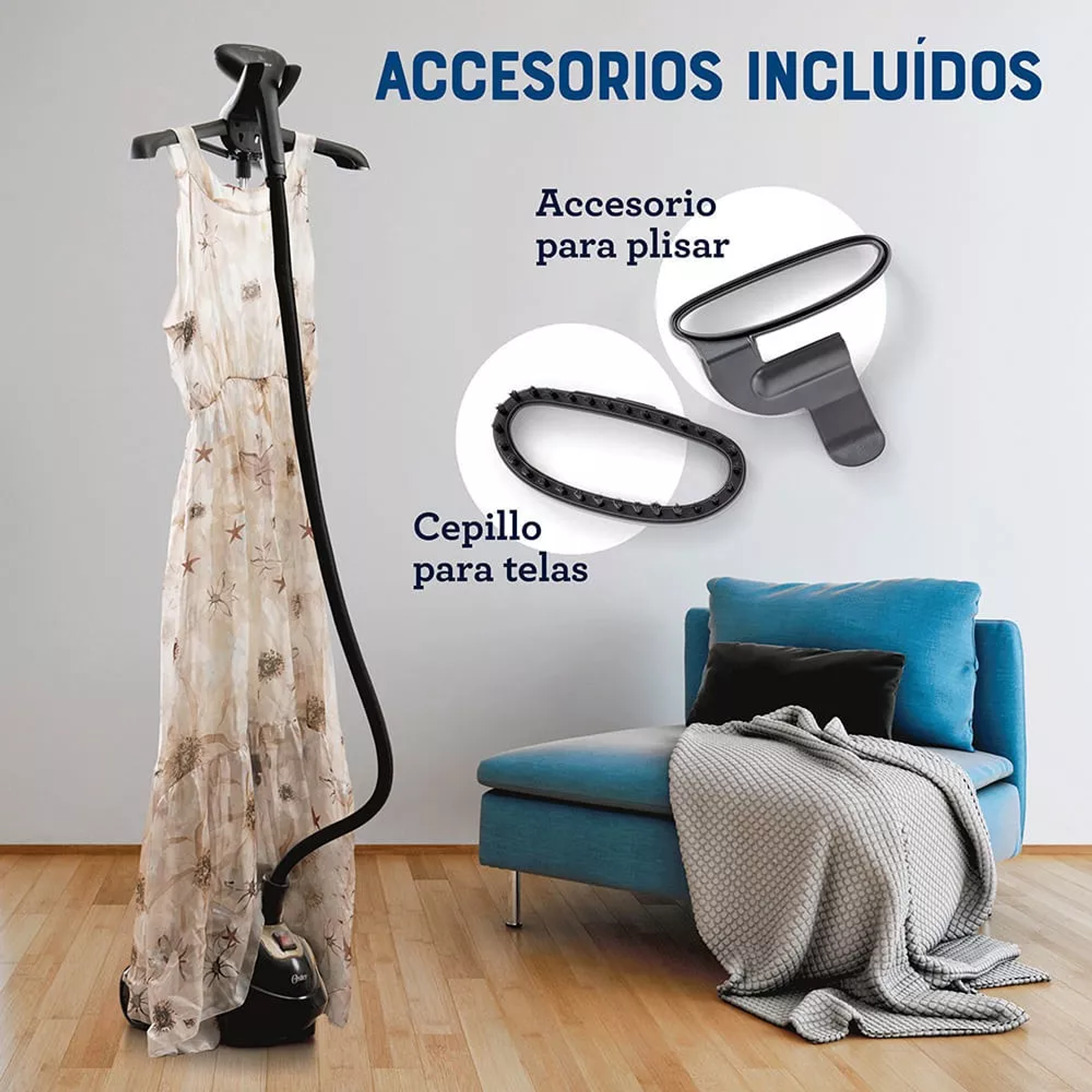 Vaporizador de prendas Oster® con gancho para pantalón GCSTGS7000 6