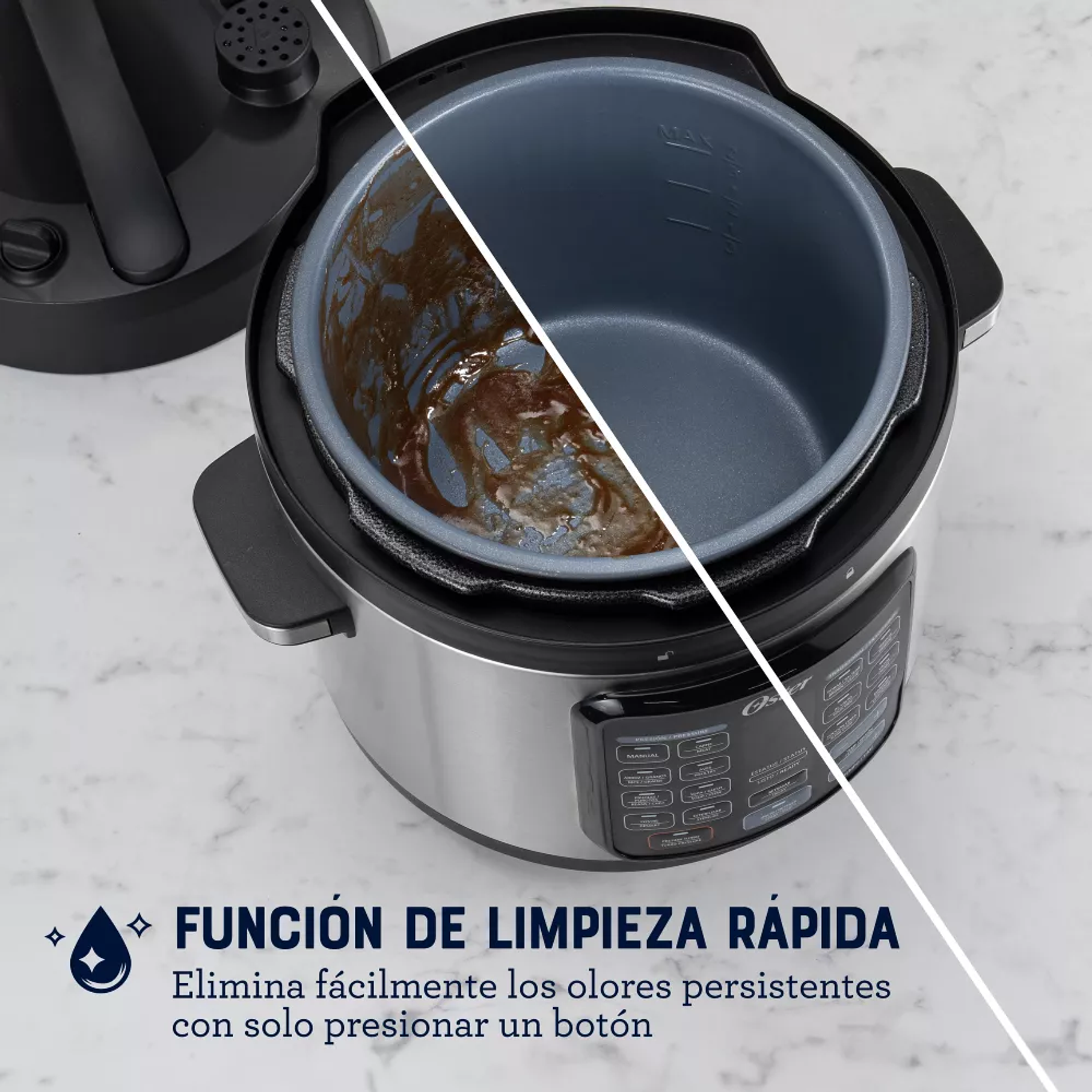  Multiolla Turbo, 5.7L de Capacidad Oster®, con 14 Funciones Predeterminadas, Función Turbo, Recubrimiento Oster® DiamondForce, CKSTPCECT57DF 7