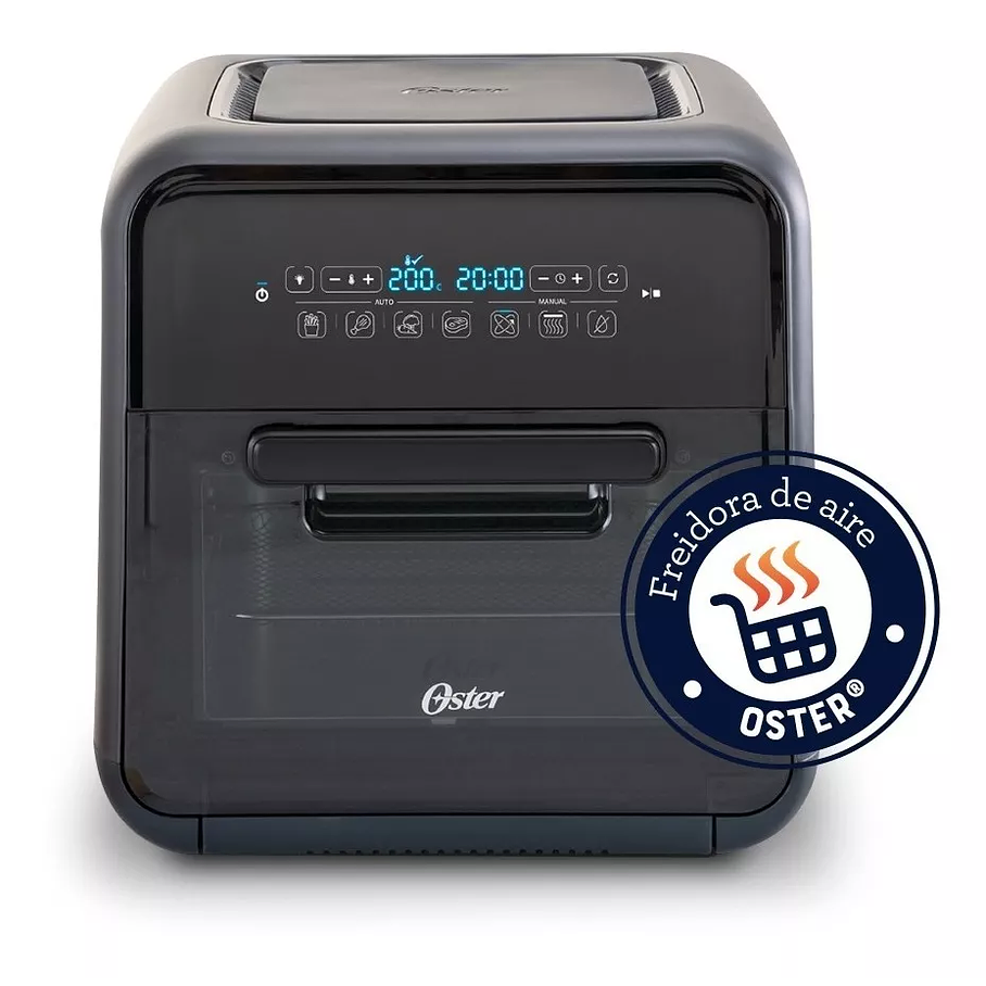 Súper freidora de aire Oster® 10 litros CKSTAFOV3 Color Negro 220V Multifuncional 2