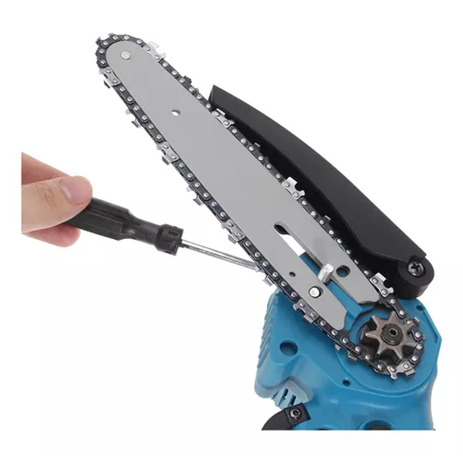 Cortadora De Pasto + Mini Moto Sierra Kit Inalámbrico 2 En 1 5