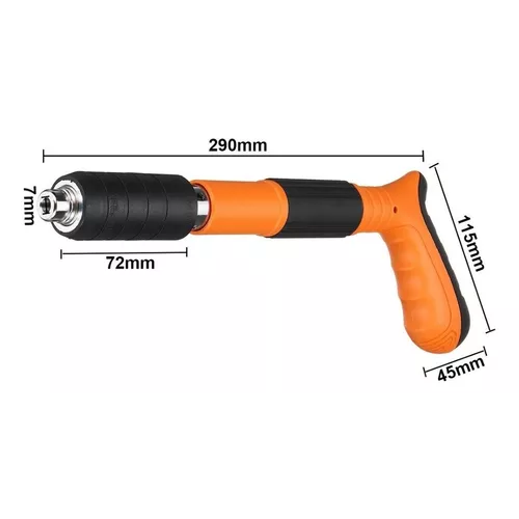 Pistola De Clavos Descarga Automatica Ajustable Y De Acero 3