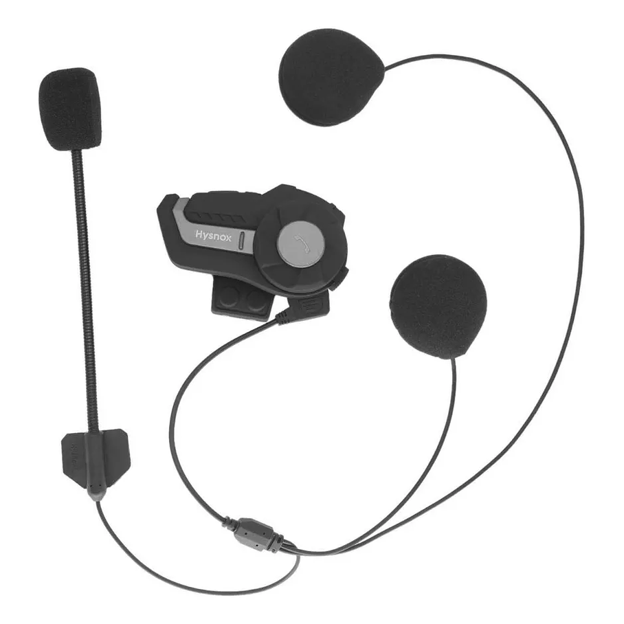 Intercomunicador Para Casco De Moto Hysnox Hy-1001 800 Mts 5